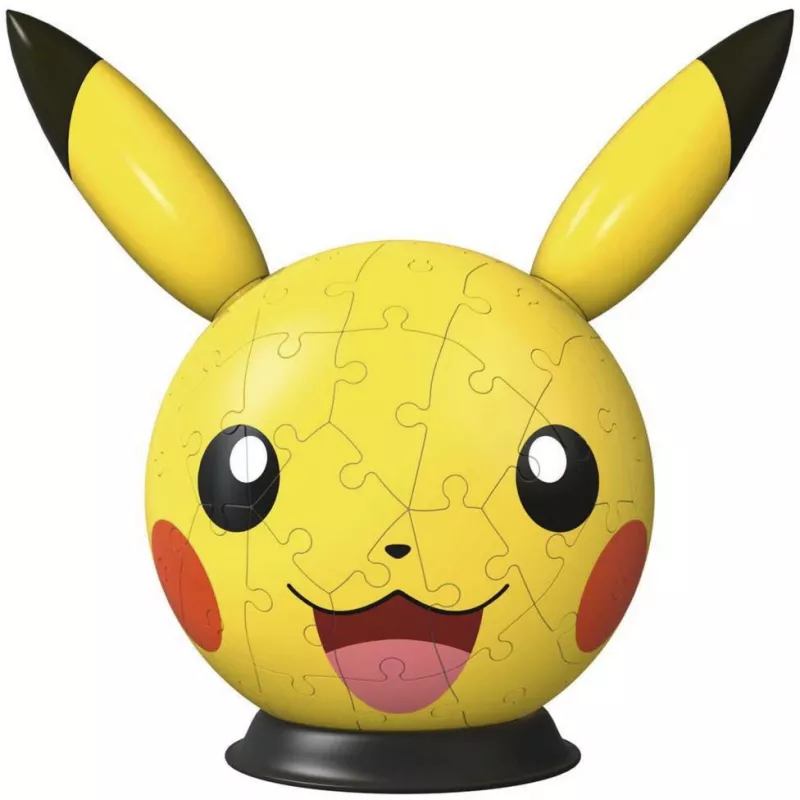 Ravensburger puzzleball 3D Pokémon Pikachu con orecchie - 54 pezzi