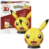 Ravensburger puzzleball 3D Pokémon Pikachu con orecchie - 54 pezzi