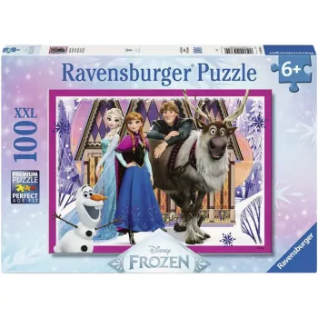 RAVENSBURGER Puzzle per bambini Disney Frozen (100 pezzi)