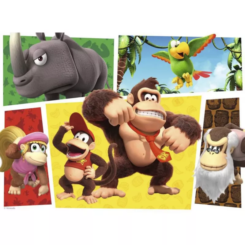Ravensburger puzzle per bambini Nintendo Super Mario - Die Affen sind los! (100 pezzi)