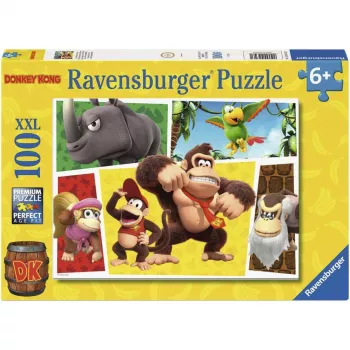 Ravensburger puzzle per bambini Nintendo Super Mario - Die Affen sind los! (100 pezzi)