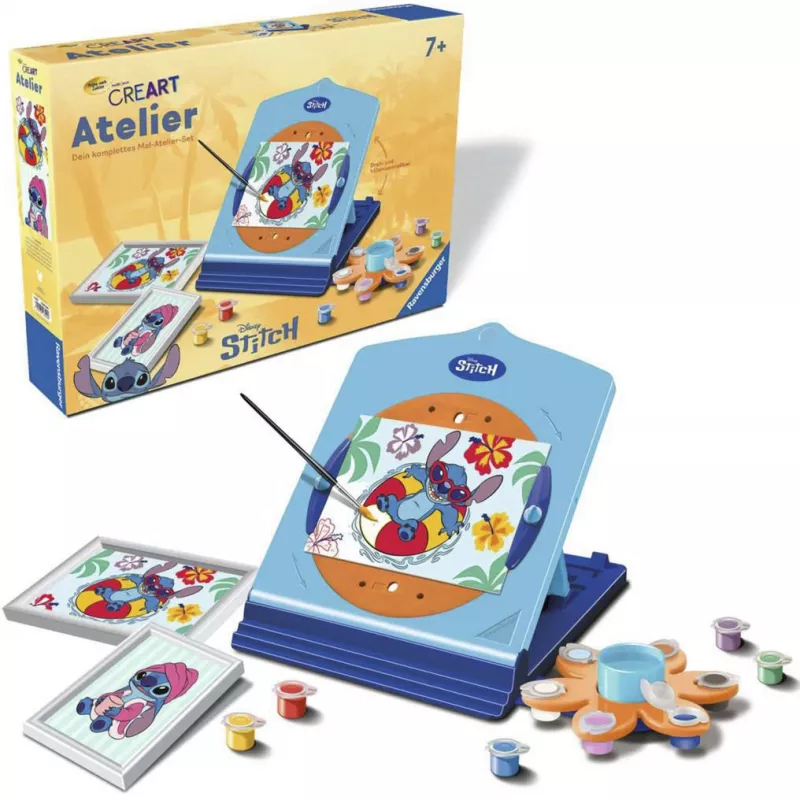 Ravensburger CreArt Atelier Stitch set di pittura con i numeri