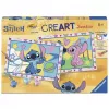 RAVENSBURGER CreArt Junior - Stitch & Angel Set di pittura con i numeri