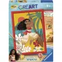 Ravensburger CreArt - Le avventure di Vaiana dipingi con i numeri set