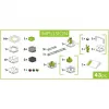 Ravensburger GraviTrax GO Impulsion Pista di biglie set di espansione (25 pezzi)