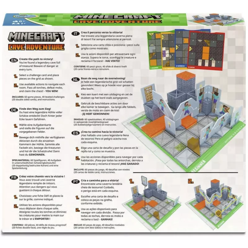 Ravensburger Minecraft Cave Adventure espansione gioco da tavolo