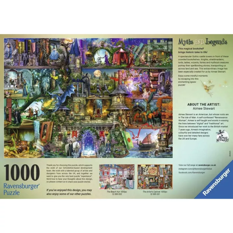 RAVENSBURGER puzzle Miti e leggende (1000 pezzi)