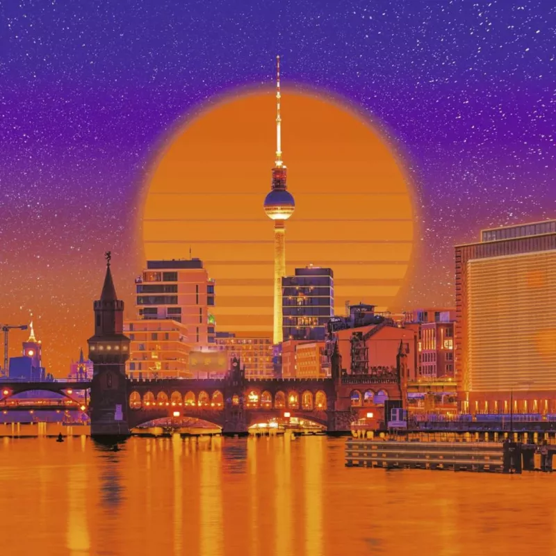Ravensburger Puzzle Neon Collection Berlin (500 pezzi)
