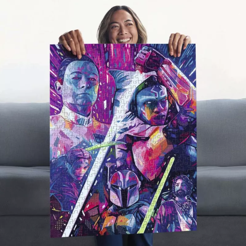 Ravensburger Puzzle Star Wars The Hyperspace Collection: Ahsoka (500 pezzi, pezzi grandi)