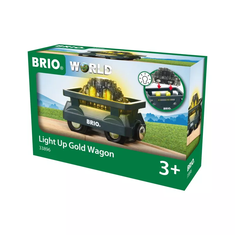 RAVENSBURGER World Goldwaggon con luce scartamento H0