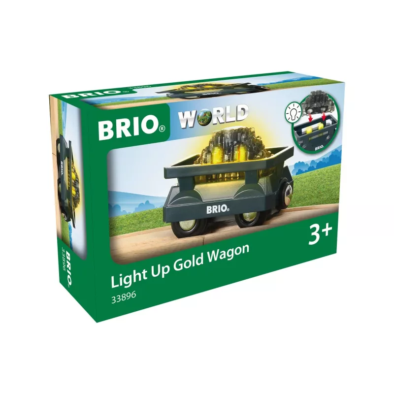 RAVENSBURGER World Goldwaggon con luce scartamento H0