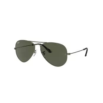 Ray-Ban Aviator Classic Occhiali da sole RB3025 55/14/135 mm Oro/Verde