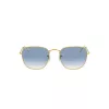 Ray-Ban Frank Metal occhiali da sole RB385791963F5 oro azzurro sfumato 51mm