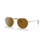Ray-Ban Frank RB3565 Occhiali da sole unisex 53/20/145 mm oro marrone