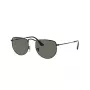Ray-Ban Frank RB3958 Occhiali da sole unisex 50/20/145 mm Montatura nera Lenti verdi polarizzate