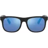 Ray-Ban Junior RJ9069S702855 Occhiali da Sole Blu Trasparente 48mm