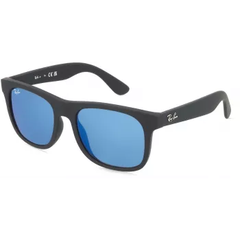 Ray-Ban Junior RJ9069S702855 Occhiali da Sole Blu Trasparente 48mm