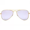 Ray-Ban Junior RJ95062494V5 Occhiali da Sole Bambino - Montatura Blu Trasparente, Lenti Specchiate Blu, 50 mm