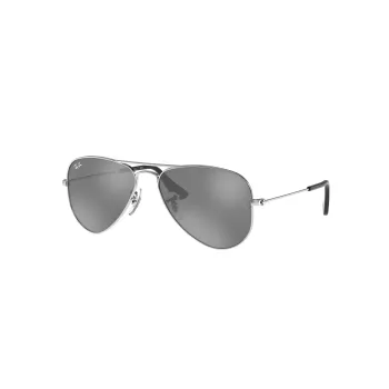 Ray-Ban Junior RJ9506S2126G5 occhiali da sole bambino pilot trasparente blu grigio sfumato 50/13/120 mm