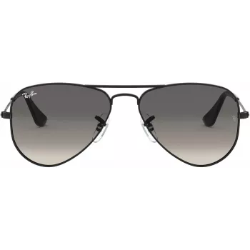 Ray-Ban Junior RJ9506S220115 Occhiali da sole, nero opaco, lenti grigie sfumate, 50/13/120 mm