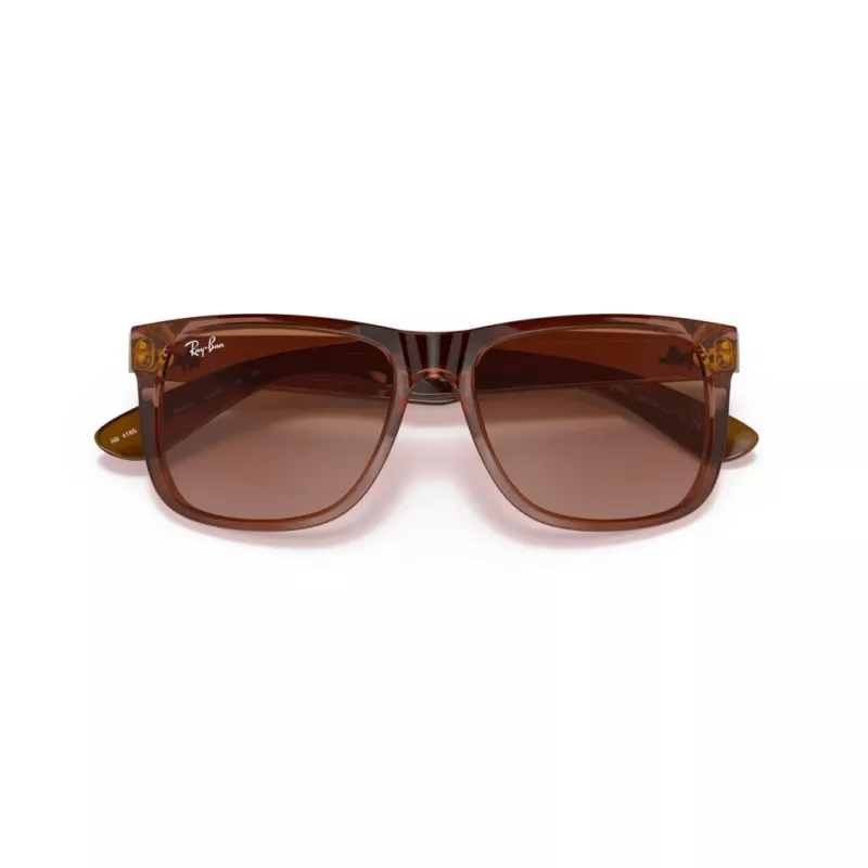Ray-Ban Justin Occhiali da sole RB4165 659413 55-16-145 Rubber Havana Brown Gradient