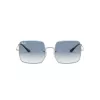 Ray-Ban RB1971-91493F Square 1971 Classic Occhiali da sole Oro Azzurro sfumato 54mm
