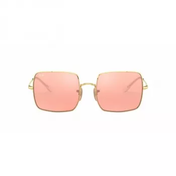 Ray-Ban RB1971 Square 1971 Classic Occhiali da sole Oro Rosa-Marrone Sfumato 54mm