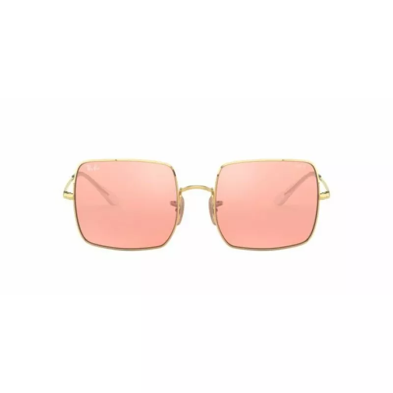 Ray-Ban RB1971 Square 1971 Classic Occhiali da sole Oro Rosa-Marrone Sfumato 54mm
