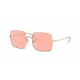 Ray-Ban RB1971 Square 1971 Classic Occhiali da sole Oro Rosa-Marrone Sfumato 54mm