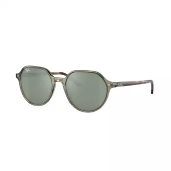 Ray-Ban RB2195 Hawkeye Occhiali da sole Grigio trasparente Azzurro/Viola sfumato 51mm