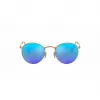 Ray-Ban RB3447 Round Metal occhiali da sole oro/arancio flash 50mm