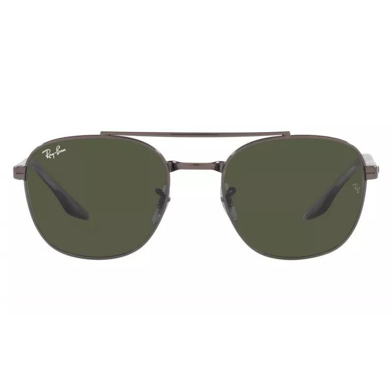 Ray-Ban RB3688 Occhiali da sole gunmetal verde G-15 57mm