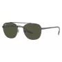 Ray-Ban RB3688 Occhiali da sole gunmetal verde G-15 57mm