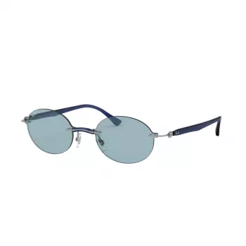 Ray-Ban RB8060-004-80 Occhiali da sole unisex Pilot gunmetal grigio 54mm