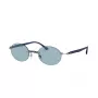 Ray-Ban RB8060-004-80 Occhiali da sole unisex Pilot gunmetal grigio 54mm