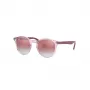 Ray-Ban RJ9064S7052V0 occhiali da sole bambino trasparente blu 44mm