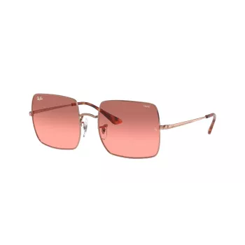 Ray-Ban Square 1971 RB1971 Occhiali da sole oro grigio scuro 54mm unisex