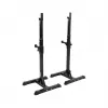 REBEL ACTIVE Rack bilanciere regolabile / supporto per squat - portata 200 kg, 10 livelli di altezza, nero/rosso