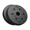 REBEL ACTIVE Set di pesi in bitume 2x10kg, foro 51mm - per bilancieri olimpici