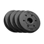 REBEL ACTIVE Set pesi in bitume 4x5kg, foro 51mm - per bilancieri olimpici