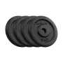 REBEL ACTIVE Set Pesi in Ghisa 4x5kg, Foro 31mm, Classic Disc