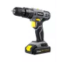 REBEL trapano avvitatore a percussione a batteria 20V 2,0Ah Li-Ion con caricabatterie e valigetta