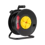 Rebel avvolgicavo 4 prese 50m IP44 nero/giallo