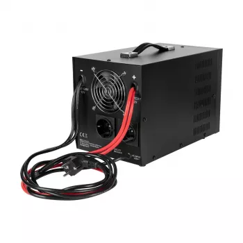 Rebel POWER-1500-LFP4 gruppo di continuità – inverter a onda sinusoidale pura con funzione di ricarica 12V, 230V, 1500VA/1050W