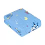 REBEL Coperta ponderata premium per bambini, cotone, motivo cosmo, 100x150 cm, 5 kg