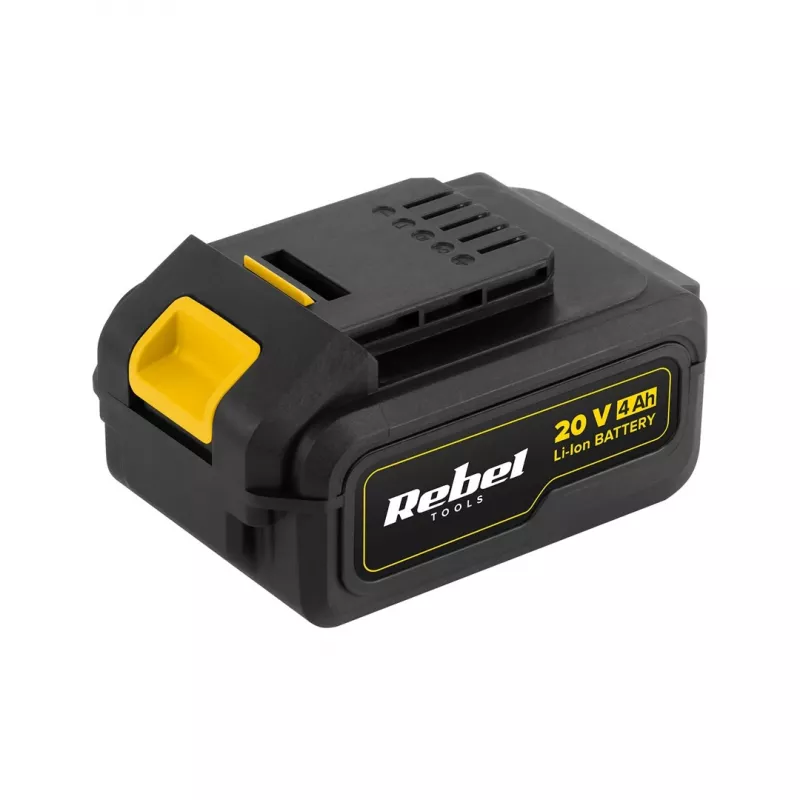Rebel Tools RB-2002 Batteria ricaricabile Li-Ion 20V 4Ah con indicatore LED
