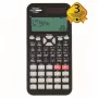 REBELL calcolatrice scientifica SC2080 – 240 funzioni, LCD a 2 righe, a batteria, nero