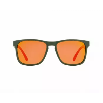 Red Bull Spect Edge occhiali da sole - verde oliva/marrone/rosso
