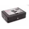 RED EAGLE BOX-300 cassetta di sicurezza in metallo con serratura a chiave, nera, acciaio