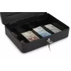 RED EAGLE BOX-300 cassetta di sicurezza in metallo con serratura a chiave, nera, acciaio